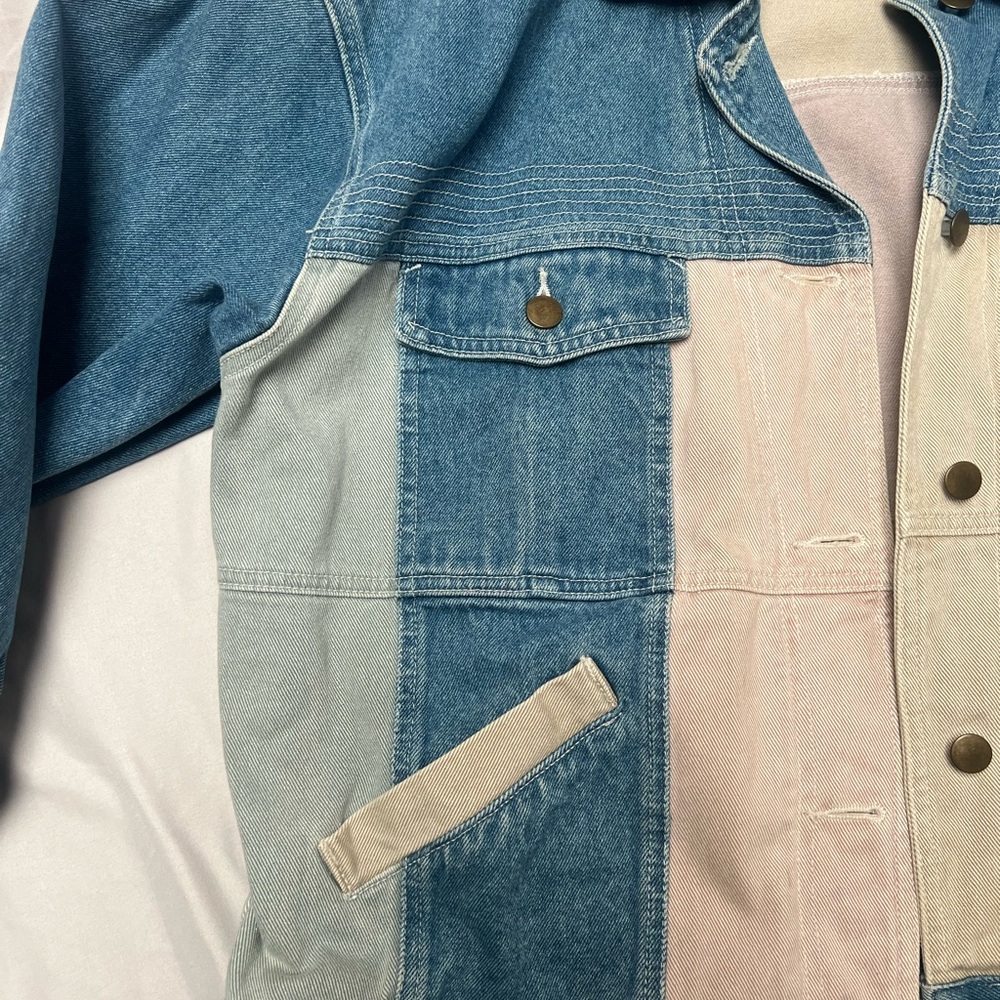Together Vintage Denim Patchwork Jacket - image 4